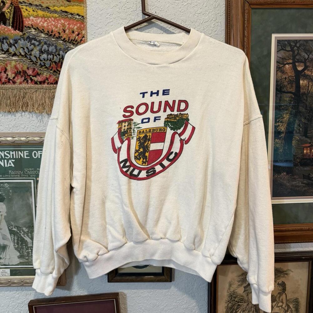 Vintage 70s/80s The Sound Of Music RARE Movie Promo Sweatshirt Size Large